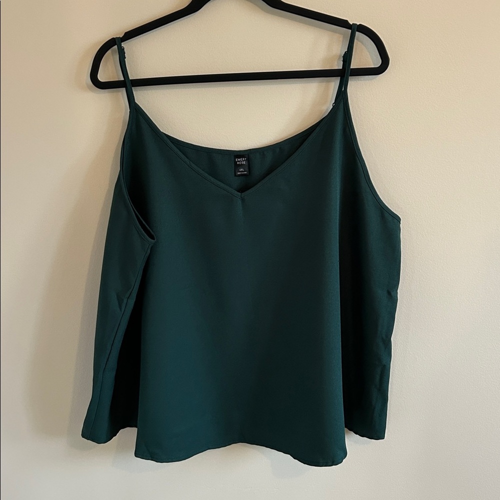 Plus - Tank Top Cami Blouse - 4X